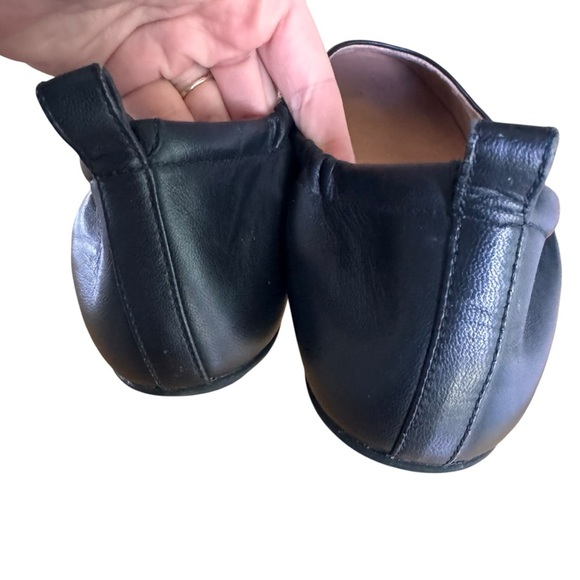 Fitflop Allegro Leather Ballerina Flats Black Size 10 - Picture 9 of 16